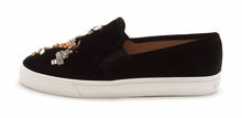 Load image into Gallery viewer, INC International Concepts Womens Sammee Slip-On Sneaker Black Velvet 5.5M

