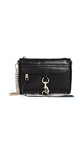 Rebecca Minkoff Women's Mini MAC Bag, Black, One Size