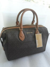 Load image into Gallery viewer, Michael Kors Grayson Large Convertible Satchel 30F7GGYYS3V Brown
