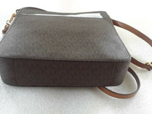 Load image into Gallery viewer, MICHAEL KORS JET SET TRAVEL LARGE MESSENGER CROSSBODY BROWN NEW NWT
