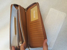 Load image into Gallery viewer, Michael Kors Large Travel Leather Continental Wallet NWT
