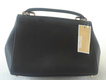Load image into Gallery viewer, New Michael Kors AVA Small Top Handle Satchel Black Leather . No shoulder Strap.

