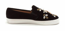Load image into Gallery viewer, INC International Concepts Womens Sammee Slip-On Sneaker Black Velvet 5.5M
