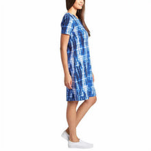 Load image into Gallery viewer, ELLEN TRACY Women S V-Notch Short Sleeve Dress

