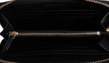 Load image into Gallery viewer, Tory Burch McGraw Zip Continental Black Pebbled Leather Wallet #41847 #2 (2763)
