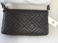 Load image into Gallery viewer, Tory Burch Fleming Chain Leather Cross-Body Handbag Black
