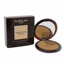 Load image into Gallery viewer, Guerlain Paris Terracotta Sun Trio Bronzing Contouring Palette Deep / Fonce
