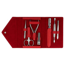 Load image into Gallery viewer, Nippes Solingen Stainless Steel 7-piece Manicure Set Pick your color
