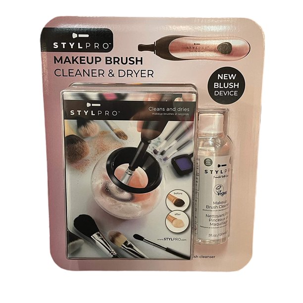 StylPro Makeup Brush Cleaner and Drier With Cleanser Liquid 5 fl oz