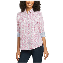 Load image into Gallery viewer, Foxcroft NYC Women&#39;s Pinpoint Non-Iron Stretch Poplin Shirt

