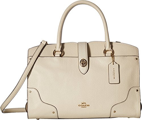 COACH Womens Mercer 30 Satchel LI/Chalk Handbag