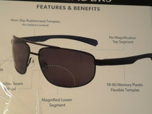 Load image into Gallery viewer, Sun Readers with invisible Seam bifocal Reading Glasses +2.75 Open Box
