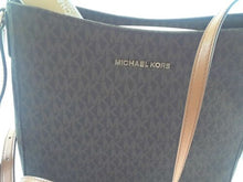 Load image into Gallery viewer, MICHAEL KORS JET SET TRAVEL LARGE MESSENGER CROSSBODY BROWN NEW NWT
