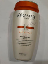 Load image into Gallery viewer, Kerastase Bain Satin 2 Complete Nutrition Shampoo Dry Sensitised Hair 8.5oz New

