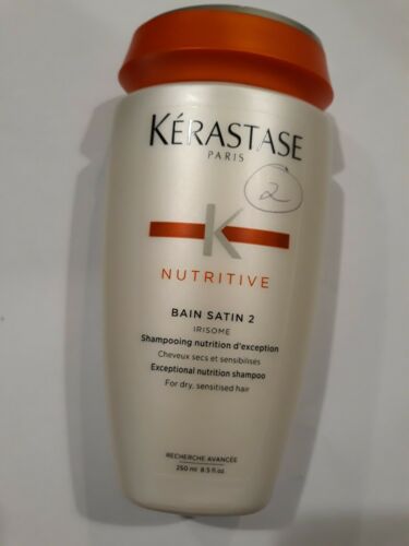 Kerastase Bain Satin 2 Complete Nutrition Shampoo Dry Sensitised Hair 8.5oz New