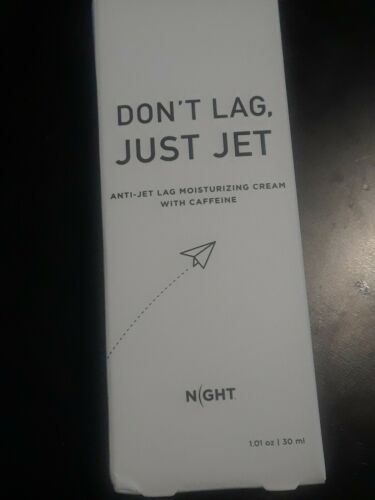 Night Anti Jet Lag Moisturizing Cream With Caffeine Don't Lag, Just Jet 1.0 oz