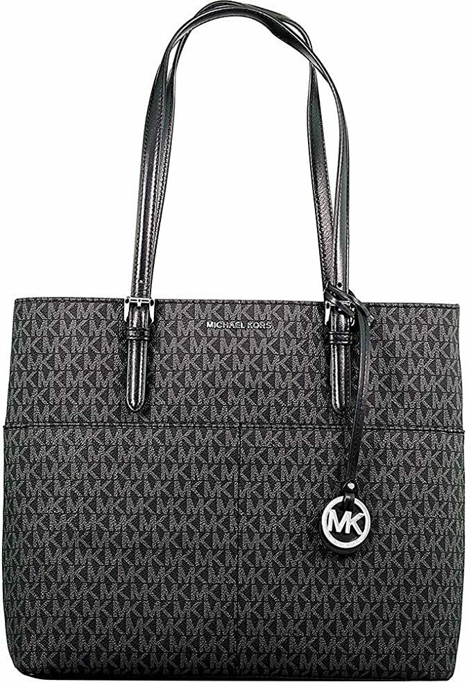 Michael Kors Black Bedford Large Pocket Tote Bag 30S7SBFT3V NWT