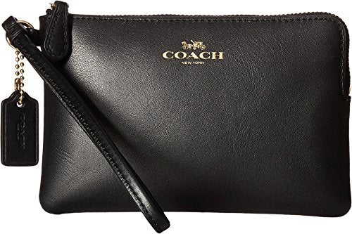 Coach Women's Box Program Small Wristlet Black