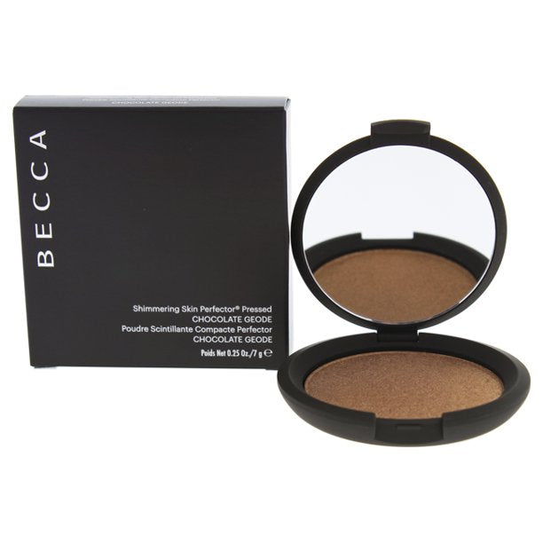 Becca Pressed Shimmering Skin Perfector - Chocolate Geode 0.25oz