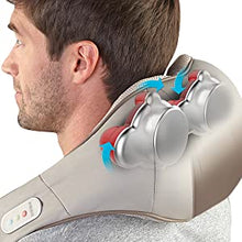 Load image into Gallery viewer, HoMedics NMS-620H Quad-Action Shiatsu Massager for Neck &amp; Shoulders with Heat
