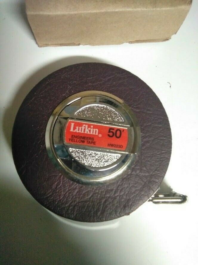 Lufkin HW223D 3/8" X 50' Engineer's Banner Yellow Clad Tape Measure ...