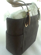 Load image into Gallery viewer, Michael Kors Signature Jet Set Travel East West Tote Brown 30H6GTTT3V
