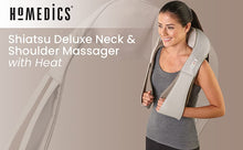 Load image into Gallery viewer, HoMedics NMS-620H Quad-Action Shiatsu Massager for Neck &amp; Shoulders with Heat
