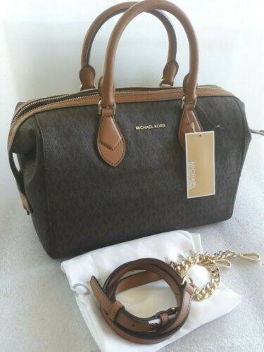 Michael Kors Grayson Large Convertible Satchel 30F7GGYYS3V Brown