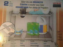 Load image into Gallery viewer, Seville Classics Storage Organizer, 15x12x2.5, adjustable Nickel
