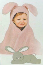 Load image into Gallery viewer, Little Miracles Animal Hugs Hooded Blanket Rabbit 2 Piece Set NewNoTags
