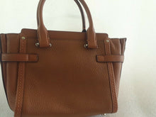 Load image into Gallery viewer, Coach Swagger 27 Top Zip Mixed Leather Satchel Gunmetal Light Saddle NoTags
