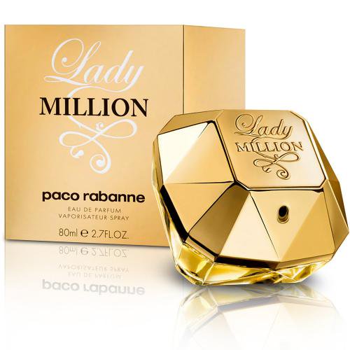 Lady Million Paco Rabanne women perfume EDP 2.7 oz