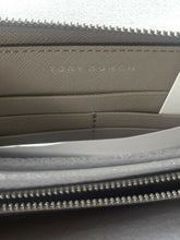 Load image into Gallery viewer, Tory Burch Robinson Zip Continental Wallet - French Gray
