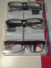 Load image into Gallery viewer, Design Optics by Foster Grant Laney Full Rim Plastic 3 Reading Glasses OpenBox
