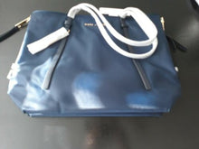 Load image into Gallery viewer, NWT Marc Jacobs Zip That Tote in Midnight Blue Free Shipping
