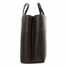 Load image into Gallery viewer, Tory Burch Block-T Triple Compartment Leather Tote Bag Black NWT
