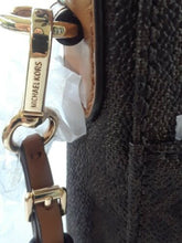 Load image into Gallery viewer, MICHAEL KORS JET SET TRAVEL LARGE MESSENGER CROSSBODY BROWN NEW NWT
