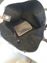 Load image into Gallery viewer, Rebecca Minkoff Medium Unlined Leather Tote with small removable zip pouch
