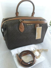 Load image into Gallery viewer, Michael Kors Grayson Large Convertible Satchel 30F7GGYYS3V Brown
