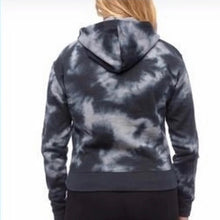 Load image into Gallery viewer, Champion Tie Dye Hoodie Sweatshirt Black Gray L New NoTags
