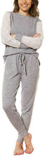 Load image into Gallery viewer, Flora Nikrooz Women&#39;s 2 Piece Long Sleeve Lounge Set with Lace (WithDefect)
