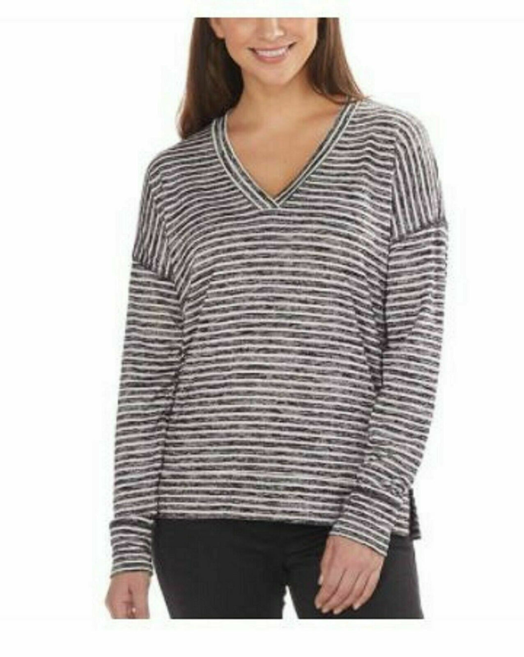 Kirkland Signature Women's Long Sleeve V-Neck Relaxed Top