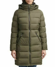 Load image into Gallery viewer, Andrew Marc Ladies&#39; Long Stretch Parka Coat Fur Lined Hood Jacket. Notag
