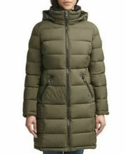 Load image into Gallery viewer, Andrew Marc Ladies&#39; Long Stretch Parka Coat Fur Lined Hood Jacket
