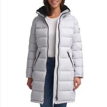 Load image into Gallery viewer, Andrew Marc Ladies&#39; Long Stretch Parka Coat Fur Lined Hood Jacket. Notag
