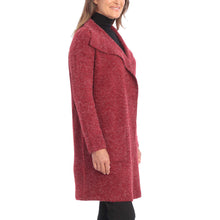 Load image into Gallery viewer, Joseph A Women&#39;s Open Front Pockets Drape Collar Soft Sweater Coat
