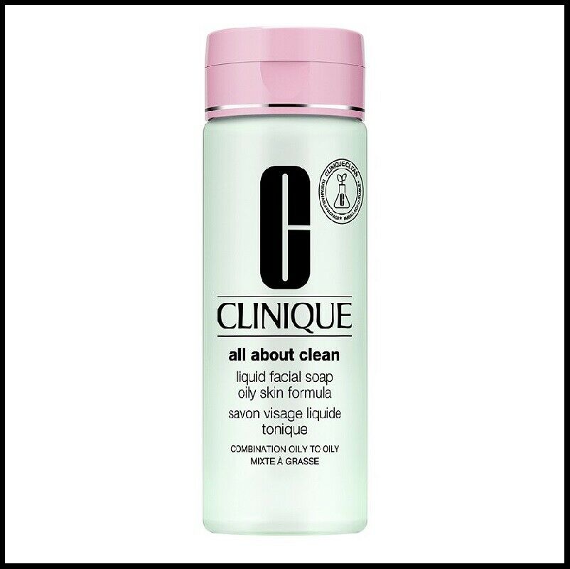 Clinique Liquid Facial Soap for Combination to Oily Skin, 6.7 fl oz