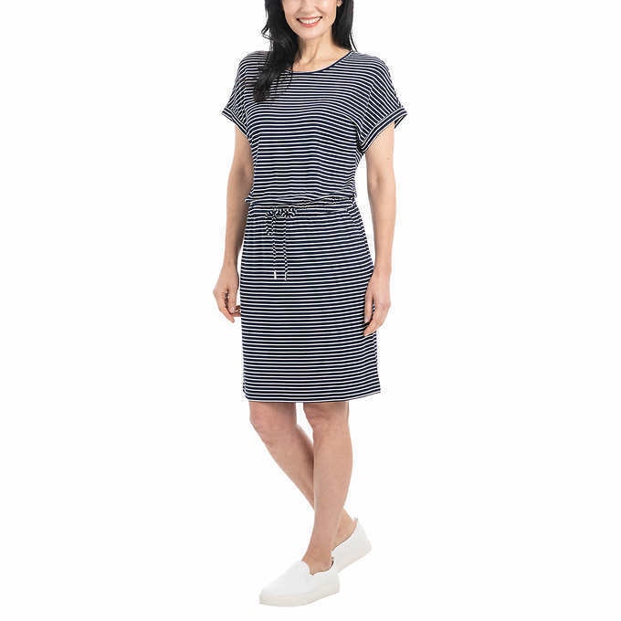 Hilary Radley Womens Short Sleeve Dress