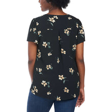Load image into Gallery viewer, Hilary Radley Womens V-Neck Printed Blouse
