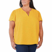 Load image into Gallery viewer, Hilary Radley Womens V-Neck Printed Blouse
